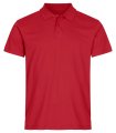 Heren Polo Clique Basic 028230 rood